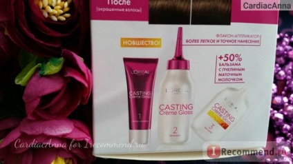 vopsea de par l oreal turnare Creme luciu - «vopsea-l - turnare oreal crema luciu umbra # 415