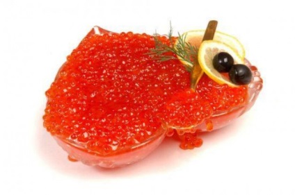 beneficii Red caviar si Harms, calorii (caviar) beneficii icre roșii și a efectelor nocive, calorii