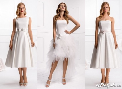 Frumusețe rochie de mireasa scurta (nunta) Frumusețe rochii de mireasa scurta