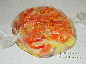 Picioare de pui cu cartofi și legume (picior în cuptor) Picioare de pui cu cartofi și legume