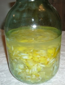 reteta lichior Limonchino cu fotografii (reteta) reteta lichior Limonchino cu fotografii