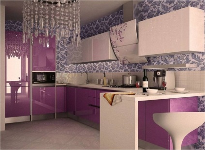 de culoare violet în interior - culori, design, fotografie (nuanțe) de culoare violet în interior - culori, design, fotografie