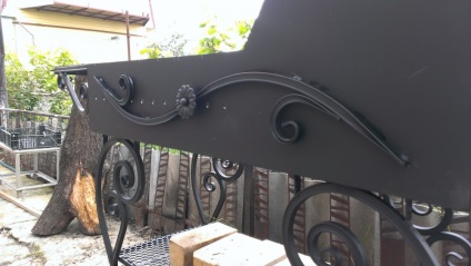 BBQ pe picioare cu elementele de forjare propriile lor mâini DIY (BBQ) BBQ pe picioare cu elementele de forjare propriile lor mâini, o faci singur