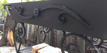 BBQ pe picioare cu elementele de forjare propriile lor mâini DIY (BBQ) BBQ pe picioare cu elementele de forjare propriile lor mâini, o faci singur
