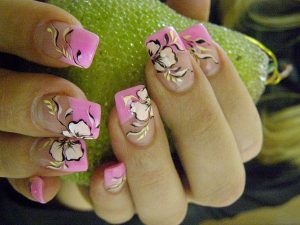 Manichiura „sacou floral“ - o fotografie și un exemplu de descriere (manichiură) Manichiura „sacou floral“ - o fotografie și un exemplu de descriere