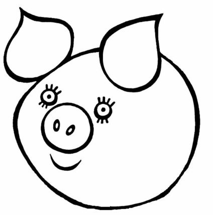 Porc masca cu mâinile (pentru a rezolva o întrebare dificilă) Porc masca propriile lor mâini