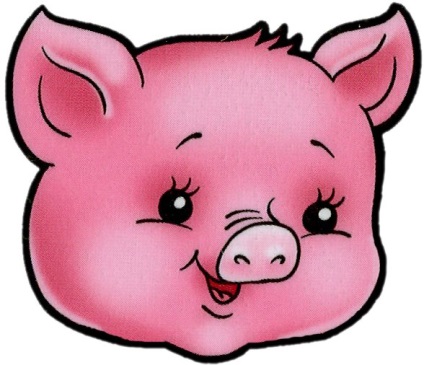 Porc masca cu mâinile (lui) Porc masca propriile lor mâini