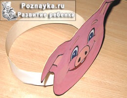 Masti purcei cu mâinile lor din hârtie - porc masca șablon - cap de porc pe o hârtie de descărcare (masca) Masti purcei cu mâinile lor din hârtie - porc masca șablon - cap de porc pe o hârtie de descărcare