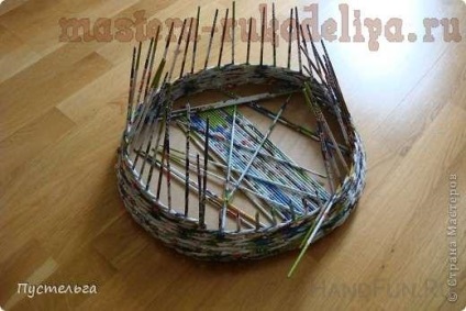 O clasă de master în țesut casa de ziar pentru o pisica cu propriile sale mâini (ziare) pe țesut de la ziare de master-class acasă pentru pisica cu propriile sale mâini