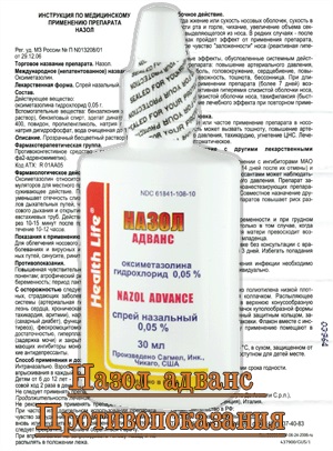 Nazol - aplicație, structura și feedback (feedback) Nazol - aplicare, structura și recenzii