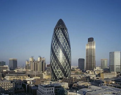 Zgârie-nori Mary Ax din Londra (Londra) Zgârie-nori Mary Axe din Londra