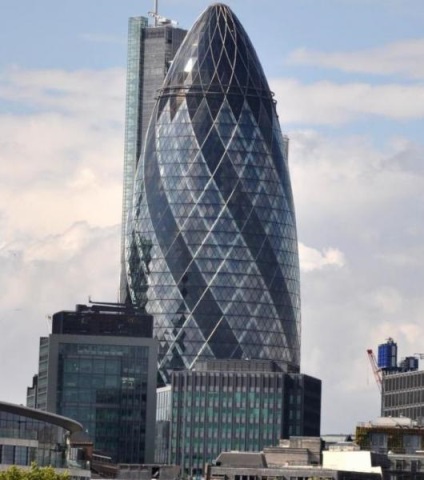 Zgârie-nori Mary Ax din Londra (Londra) Zgârie-nori Mary Axe din Londra