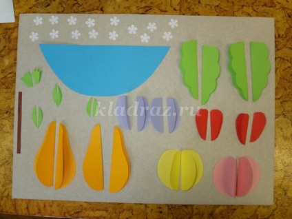 Volumul de hârtie pentru copii appliqué (Galina) Volumul de hârtie pentru copii appliqué