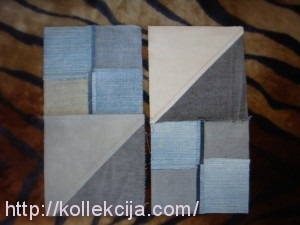 Quilt din blugi vechi (mozaic) Quilt din blugi vechi
