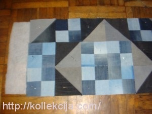 Quilt din blugi vechi (vechi) Quilt din blugi vechi
