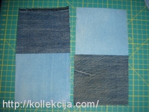 Quilt din blugi vechi (pătură) Quilt din blugi vechi
