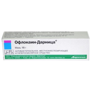 Oflokain unguent - instrucțiuni de utilizare, analogi, prețul (unguent) Oflokain unguent - instrucțiuni de utilizare, analogi, preț