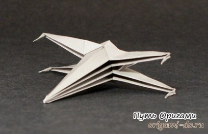 Origami nava din Star Wars - calea de origami (ocazie) Nava Origami din Star Wars - calea de origami