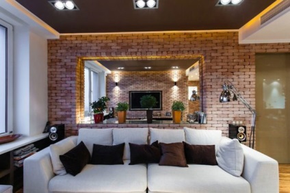 Decorarea camera de zi - o fotografie într-un stil modern (modern,) Decorarea camera de zi - o fotografie într-un stil modern,