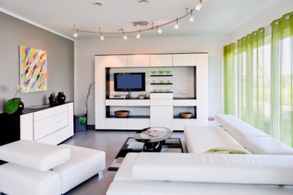 Decorarea camera de zi - o fotografie într-un stil modern (de finisare) Decorarea camera de zi - o fotografie într-un stil modern,