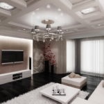 Decorarea camera de zi - o fotografie într-un stil modern (de finisare) Decorarea camera de zi - o fotografie într-un stil modern,