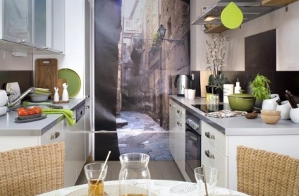 Decorarea pereților cu bucătărie tapet, 25 fotografie (finisare pereți de bucătărie) Decorarea pereților cu bucătărie tapet, 25 fotografii