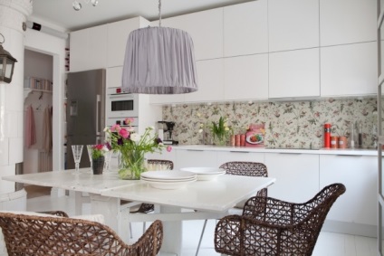 Decorarea peretilor cu tapet de bucătărie 25 imagine (perete) Decorarea pereților cu bucătărie tapet, 25 fotografii