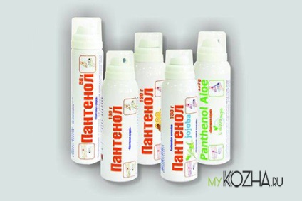 arsuri Panthenol (spray, unguent, gel) pentru manualul de tratament (unguent) arsuri Panthenol (spray, unguent, gel) pentru instrucțiunile de tratament