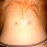 Piercing pe fotografie gât (fotografii) Piercing pe gât Photo