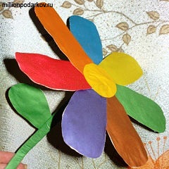 Articole din hârtie colorată - Tsvetik-semitsvetik - cu instrucțiuni foto (hârtie de imprimantă de hârtie) Articole din hârtie colorată - Tsvetik-semitsvetik - cu instrucțiuni foto
