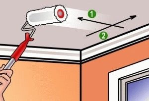pictura plafon cu rola vopsea latex (plafon vopsea latex) pictura plafon cu rola vopsea latex