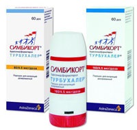 Medicamente utilizate în astm bronșic (medicament Turbuhaler Symbicort) Medicamente utilizate în astm bronșic