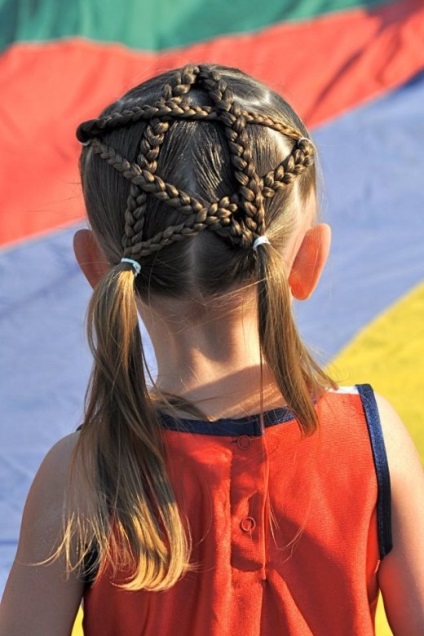 Coafuri pentru fete - idei mici împletituri foto pentru țesut (trese) Coafuri pentru fete - mici idei trese fotografie pentru țesut