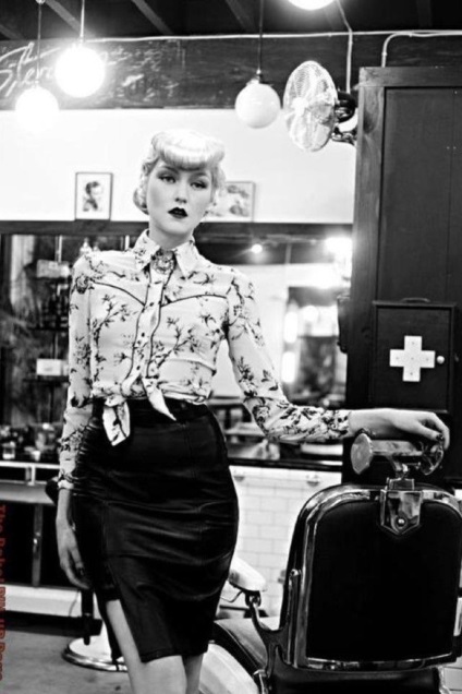 Hairstyle pin-up (PIN up) 105 Fotografii (coafuri) Hairstyle pin-up (PIN up) 105 fotografii