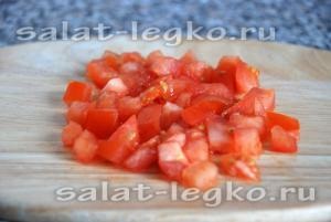 salată simplă cu ciuperci și roșii (ciuperci) O salata simpla cu ciuperci și roșii