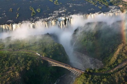 Călătorește în Victoria Falls (Cascada Victoria din Africa) Călătorește în Victoria Falls