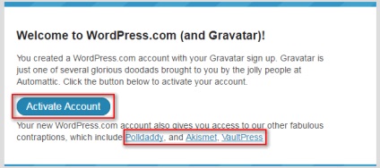 Înregistrarea pe și de a crea propria dvs. Gravatar, dezvoltarea site-ului și câștigurile în rețea () Înregistrarea pe și de a crea propria dvs. Gravatar, dezvoltarea site-ului și a câștigurilor