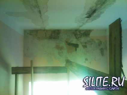 plafon de reparare după scurgerea (reparații) Repararea plafon după scurgere