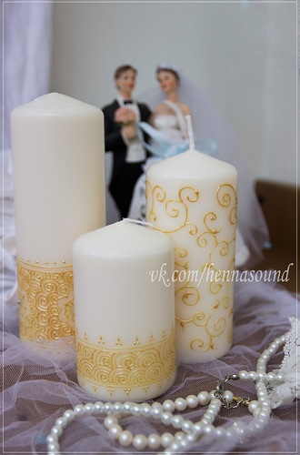 lumânări pictura - lumina soarelui (Mehendi stil de pictură) lumanari pictura - luminii solare