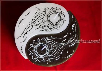 lumânări pictura - lumina soarelui (Mehendi stil de pictură) lumanari pictura - luminii solare