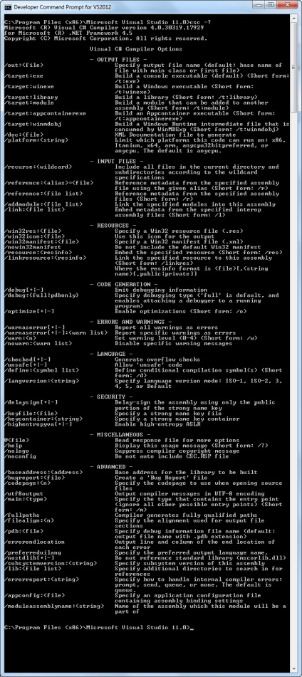 Manual c # () Manual c #