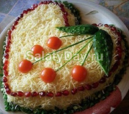 Salata de inima - propriile lor retete unice cu fotografii și video (mazăre, inimi de salată) Salata de inima - propriile lor retete unice cu fotografii și video
