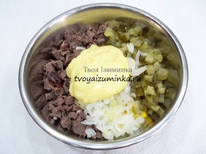 Salata cu inima de porc (porcine) Salata cu inima de porc