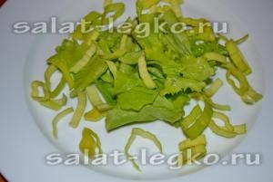 Salata de susan, carne de pui si ciuperci (reteta) Salata de pui cu susan si ciuperci