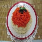 Salata de susan, pui și ciuperci (pui) Salata de pui cu susan si ciuperci