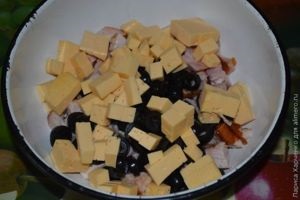 legume salata de pui și susan (pui afumat și susan) Salata de pui cu legume si seminte de susan