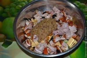 Salata de pui legume și ulei de susan (salata de legume reteta și susan) Salata de pui cu legume si seminte de susan