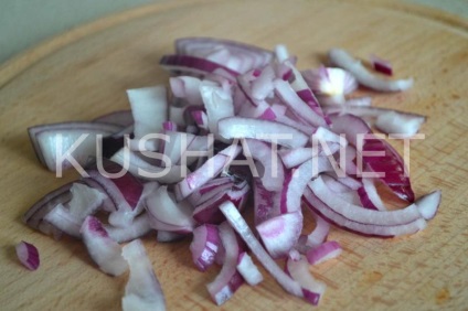Salata cu ciuperci marinate și roșii (salata cu ciuperci marinate foto) Salata cu ciuperci marinate și roșii