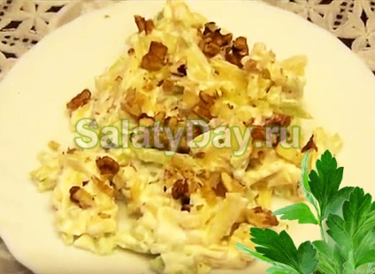 Waldorf salata - delicatesă rafinat pentru reteta gourmet cu fotografii și video (salata Waldorf) Waldorf salata - delicatesă rafinat pentru reteta gourmet cu fotografii și video