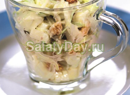 Waldorf salata - delicatesă rafinat pentru reteta gourmet cu fotografii și video (salata Waldorf) Waldorf salata - delicatesă rafinat pentru reteta gourmet cu fotografii și video